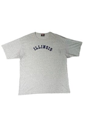 Vintage 90s Made in USA Tailgate Embroidered Illinois Tee